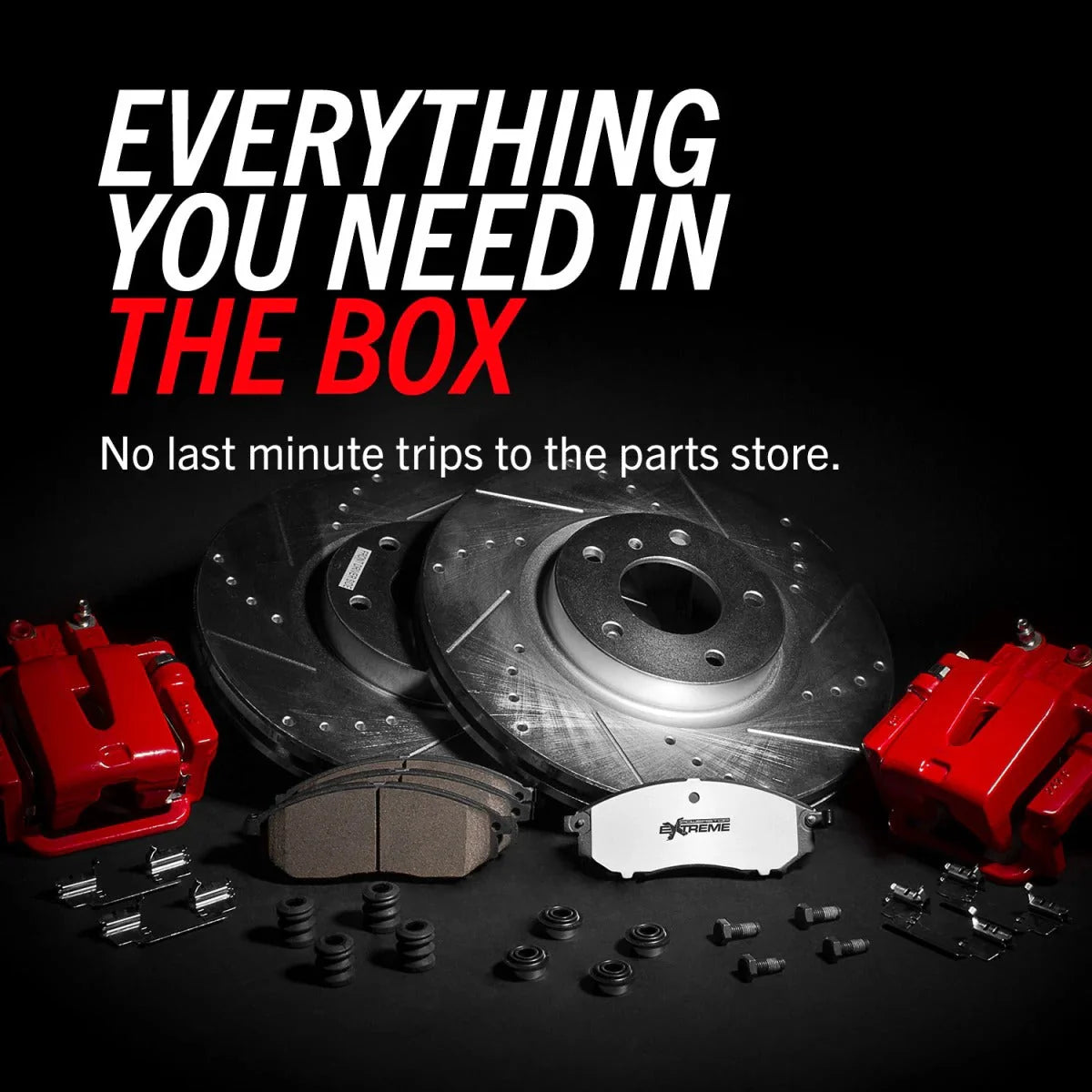 Front Z36 Z36 Truck Carbon-fiber Ceramic Brake Pad, Drilled & Slotted Rotor + Calipers