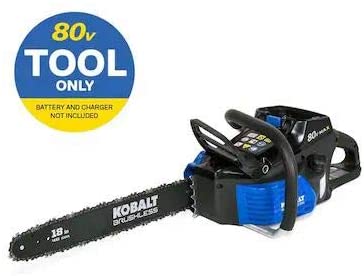 80-VOLT Max-volt Lithium Ion (Li-ion) 18-IN Cordless Electric Chainsaw