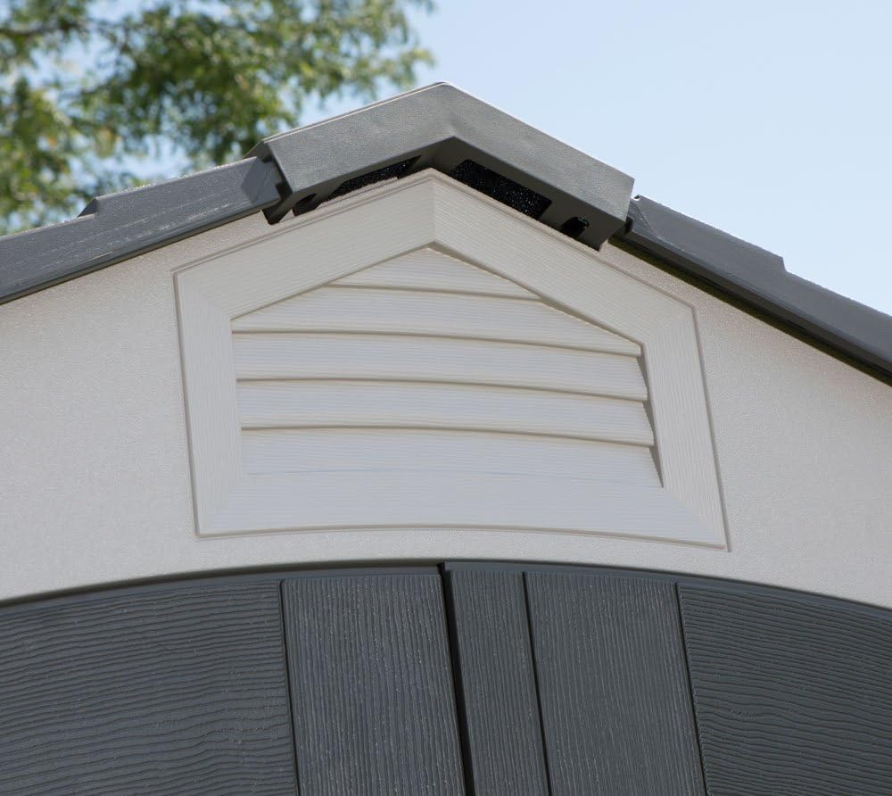Outdoor Storage Shed with Lockable Steel-Reinforced Doors