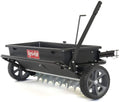 100 lb. Tow-behind Lawn & Garden Spiker/seeder/drop Spreader for Seed,fertilizer, Salt, Ice Melt; Designed to Pull Behind Lawn & Garden…
