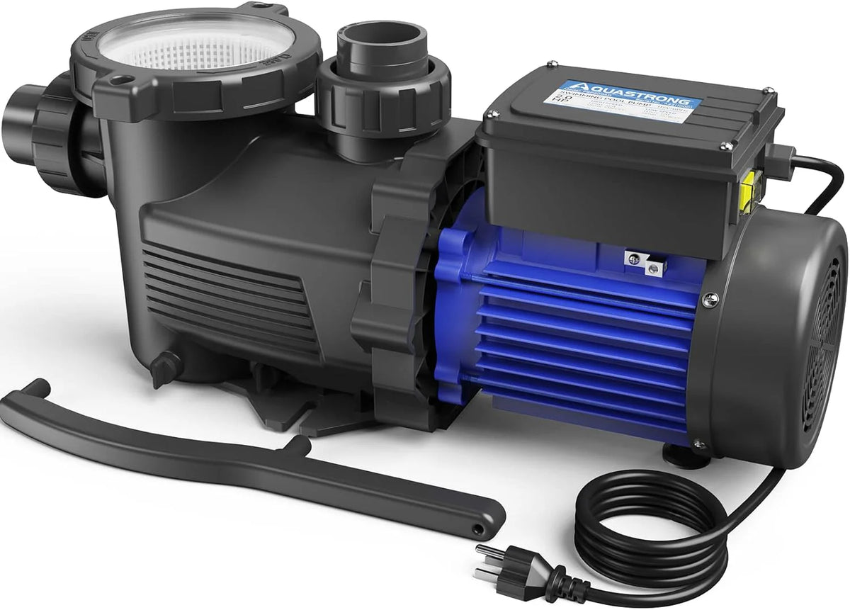 Aquastrong in Above Ground Pool Pump High Flow with Timer 2HP 8917 Gph 220V