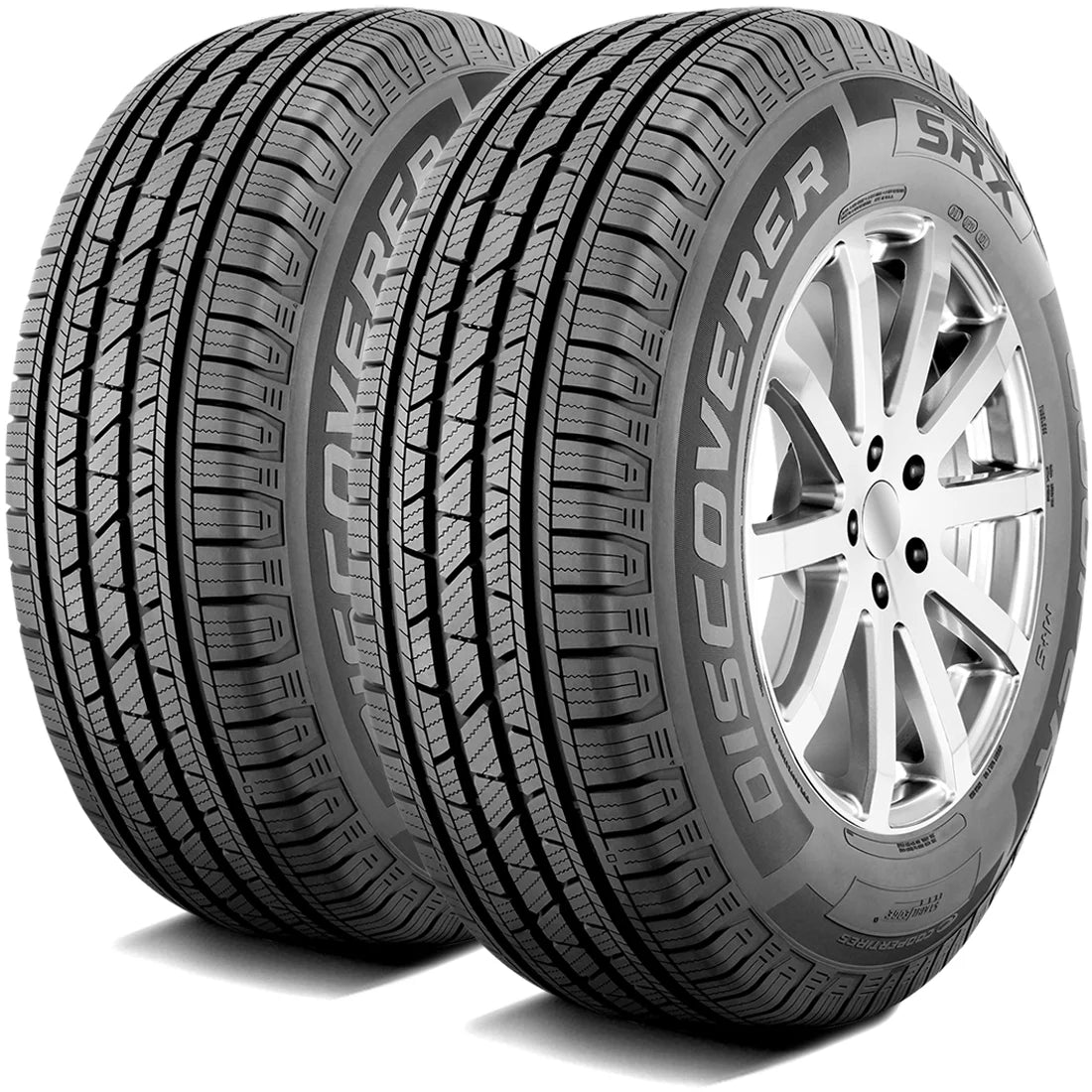 Pair of 2 (Two) Cooper Discoverer Srx 235/60R18 107V Xl A/s All Season Tire Fits: 2017-19 Honda Cr-v Ex-l, 2011-17 Honda Odyssey Touring…