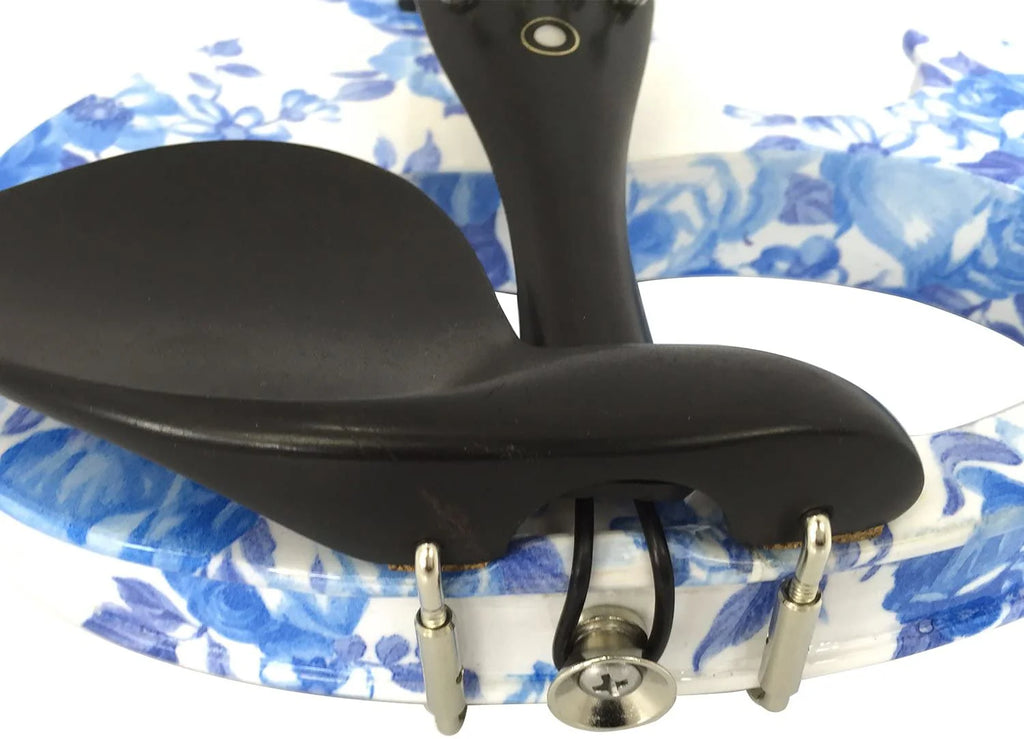 100% Handmade Premium Electric Violin Full Size 4 4 Professional Silent Violin for Student Solid Wood