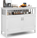 Freestanding Sideboard Cabinet with Adjustable Shelves