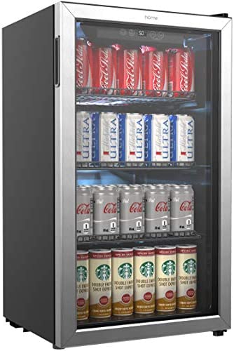 Beverage Refrigerator and Cooler - 120 Can Mini Fridge