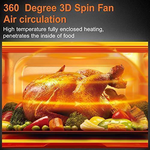 10-IN-1 Air Fryer Oven, 20 quart Airfryer Toaster Oven Combo, 1800W Large Air Fryers, Convection Toaster Oven with Rotisserie Dehydrator