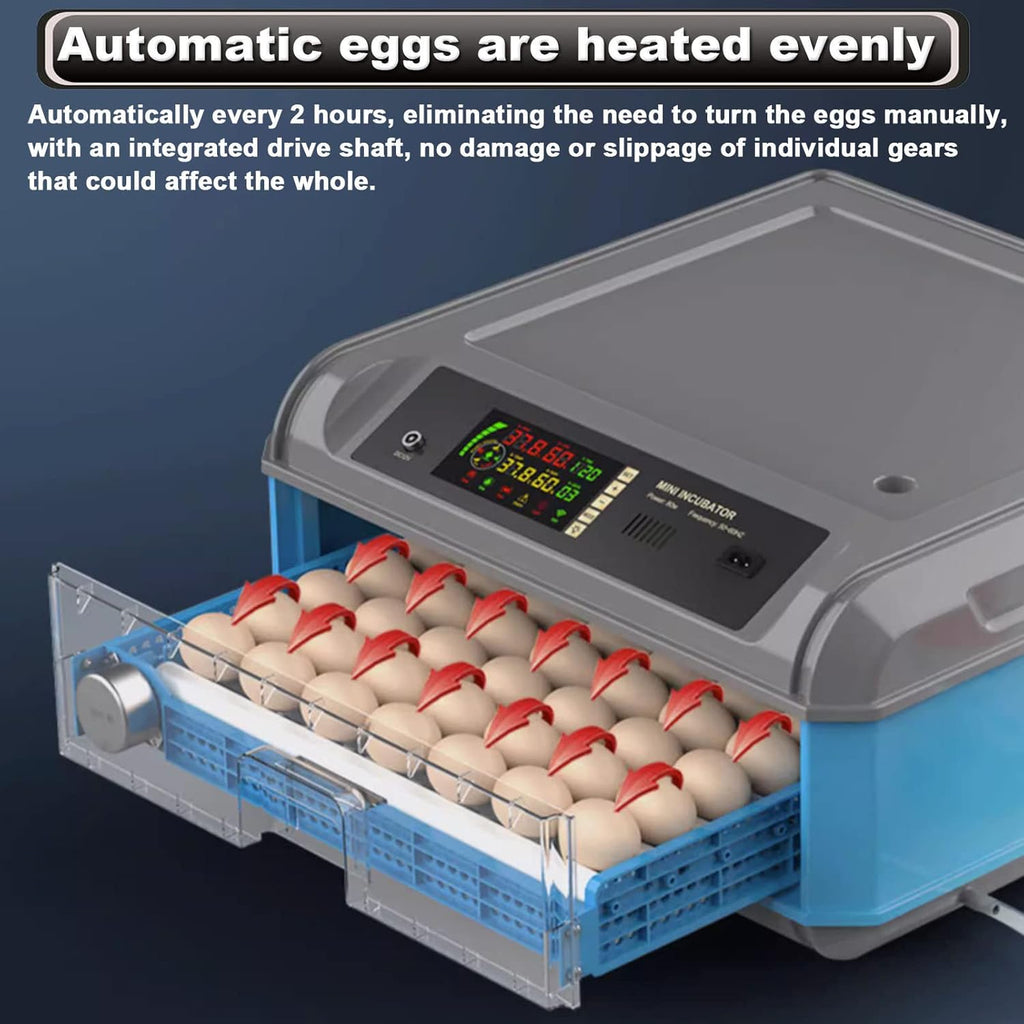 Automatic Egg Incubator with Temperature and Humidity Control
