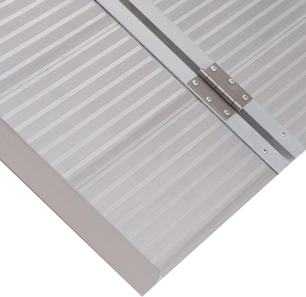 8-Foot Folding Aluminum Wheelchair Ramp