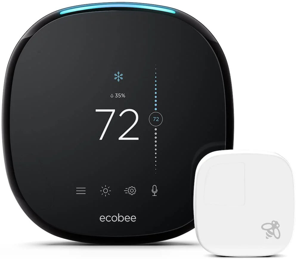 4 Smart Thermostat with Built-in Alexa, Room Sensor Included