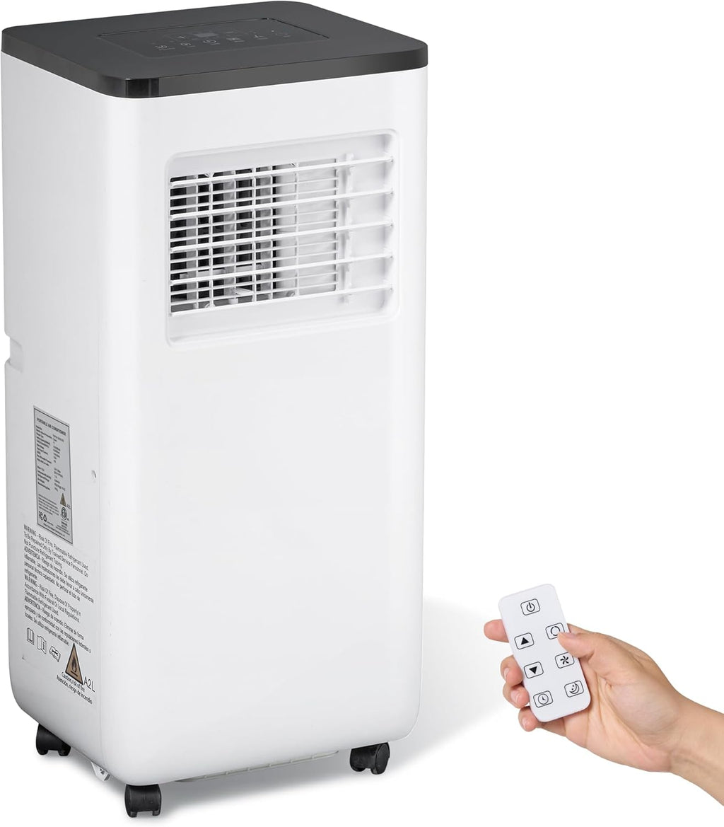 10,000 BTU Portable Air Conditioner, Dehumidifier and Fan with Window Kit