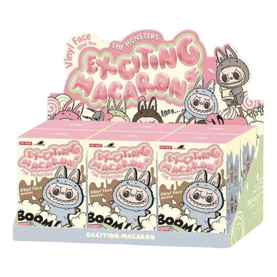 The Monsters Labubu Tasty Macarons Sealed Case (6 Blind Boxes) Unisex