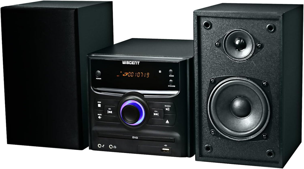 Bluetooth CD Stereo System with FM Radio, USB and 30 W Output