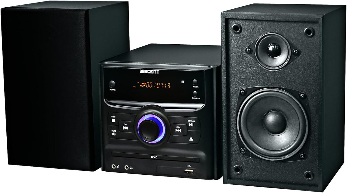 Bluetooth CD Stereo System with FM Radio, USB and 30 W Output