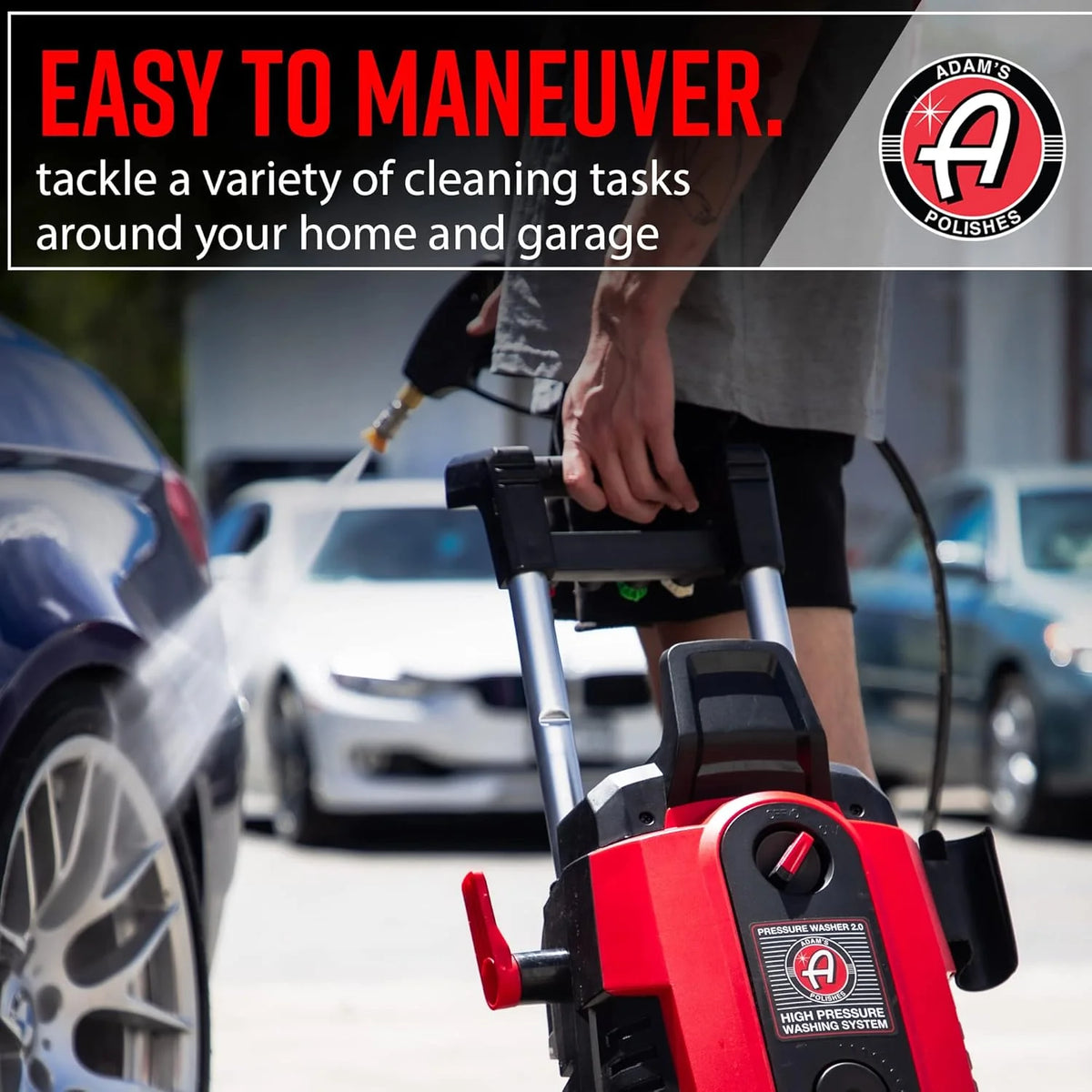 Electric Pressure Washer 2.0, Powerful 1.4 GPM 2000 PSI Car Pressure Washer Sprayer, Snub Nose & Tip Attachment, Use,car Soap, Patio Boat RV…