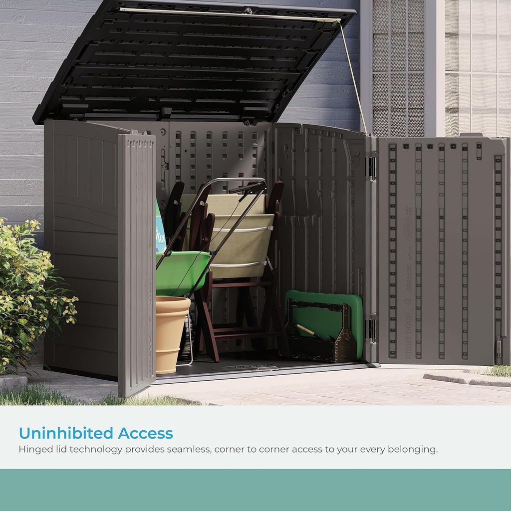 BMS2500 Horizontal Resin Outdoor Storage Shed