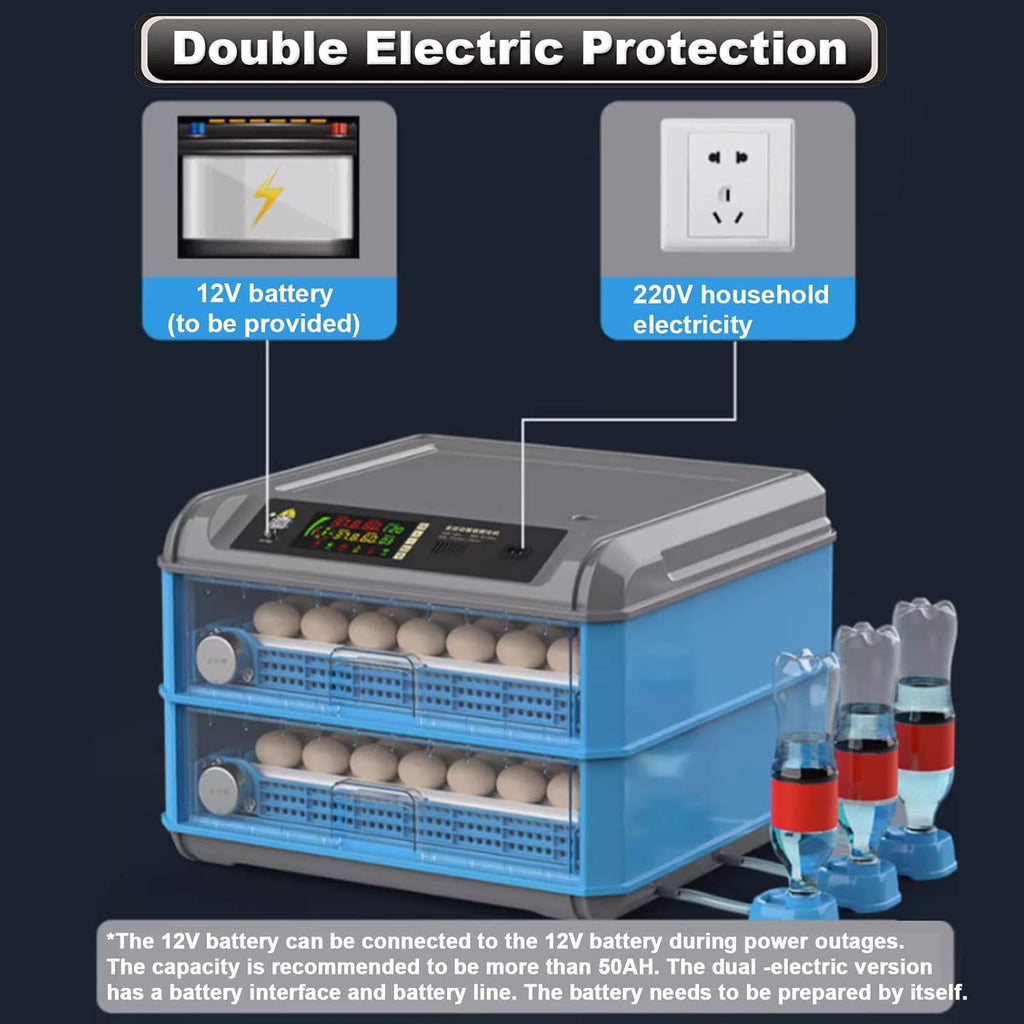 Automatic Egg Incubator with Temperature and Humidity Control