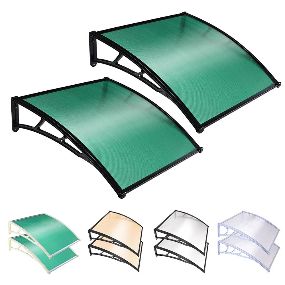 2 Pcs 3FT Awning Patio Cover Rain Protection Window