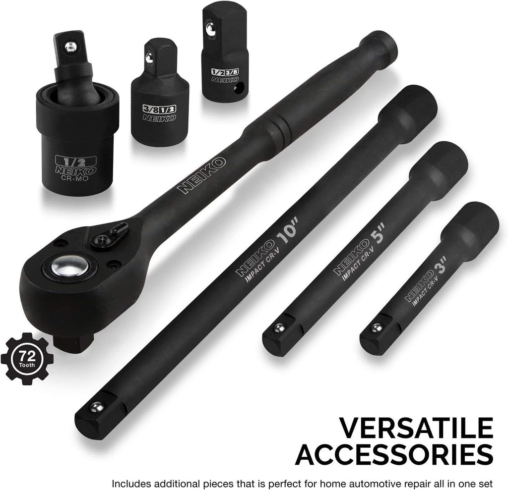 02448A 65-Piece 1/2-Inch Drive Impact Socket Set