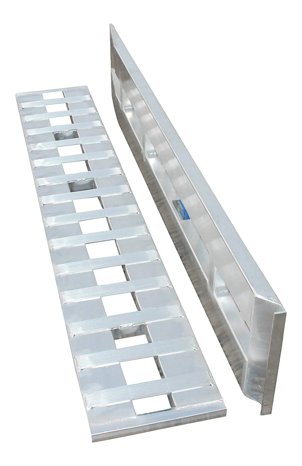 7 ft X 15 Aluminum 6000 lb Ramps Car Truck Trailer Auto Hauler Knife & Hook Ends