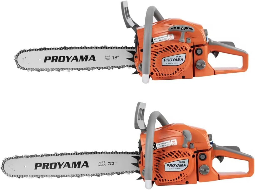 2-Stroke Gas Chainsaw for Wood Cutting