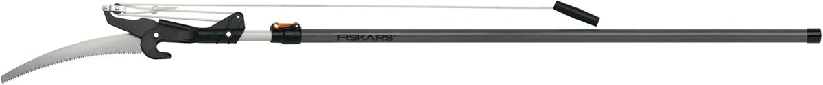 2-IN-1 Extendable Tree Pruner and Pole Saw (Extends 7.9 - 12 Feet) with Rotating Head, Pruning Stik Model Double-grind Saw Blade, and Double…