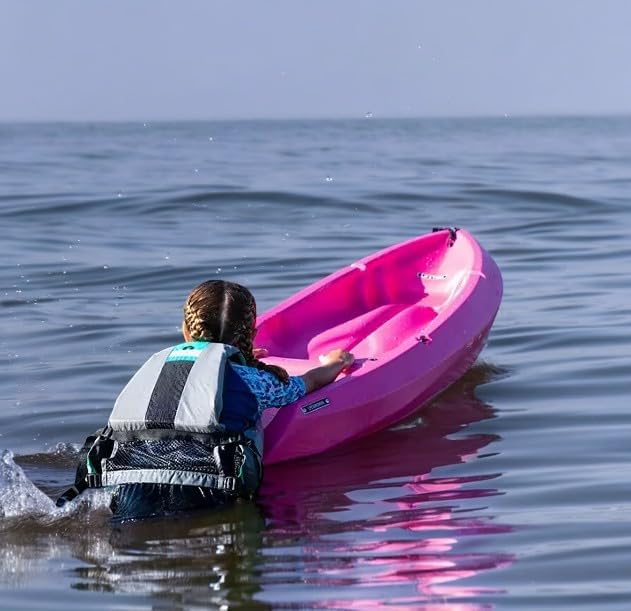 6' Youth Kayak with Paddle. Designed for Stability and Safety, It's the Perfect Choice for Young Paddlers Ready to Conquer the Water