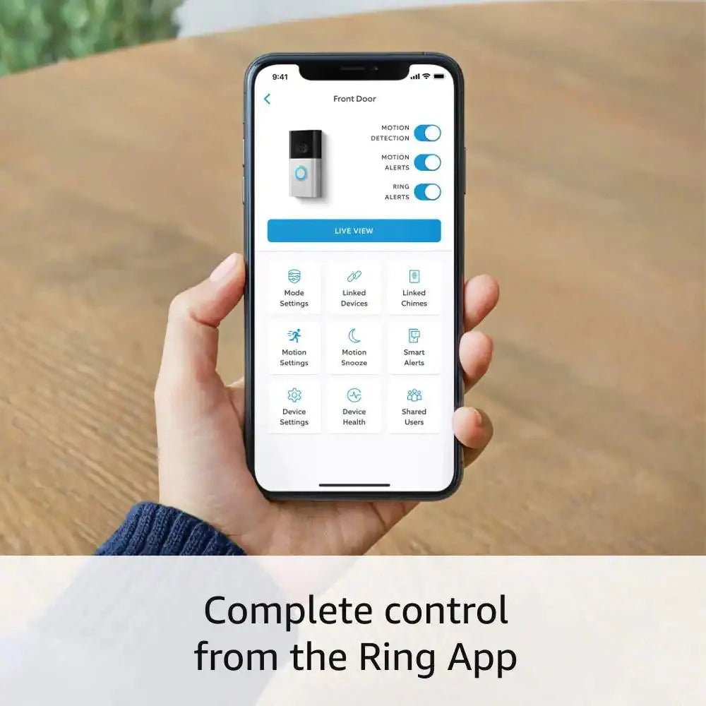 1080P HD Wi-fi Wired and Wireless Video Doorbell 4