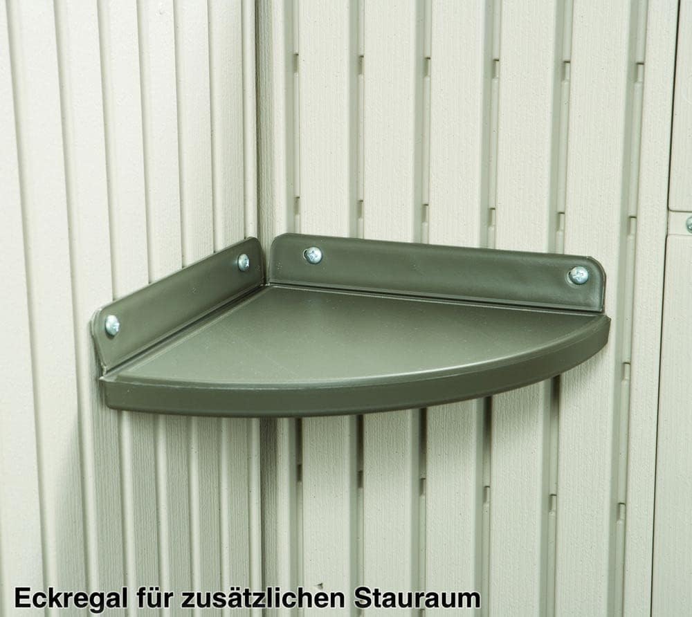 Outdoor Storage Shed with Lockable Steel-Reinforced Doors