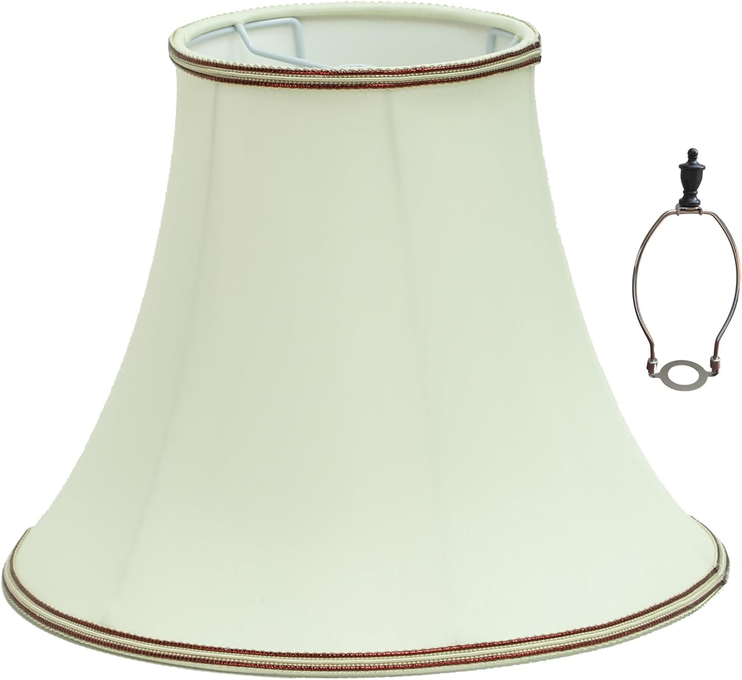Shadevie Pleated Fabric Lamp Shade, Cream – for Arc & Floor Lamps