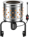 Stainless Steel Poultry Plucker with 20-Inch Drum and 92 Fingers
