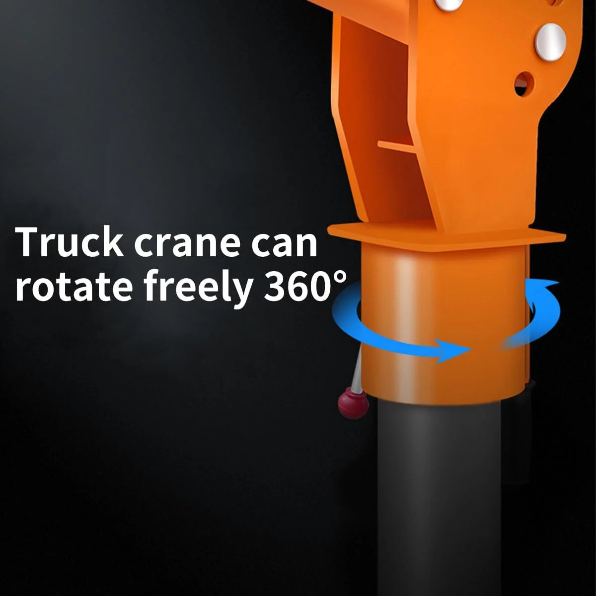 1100LB Folding Dismountable Household Hoist Truck Crane with Electric Hoist (110V) - 880LB Pulling Force, Jib Cranes for Factory, Warehouse,…