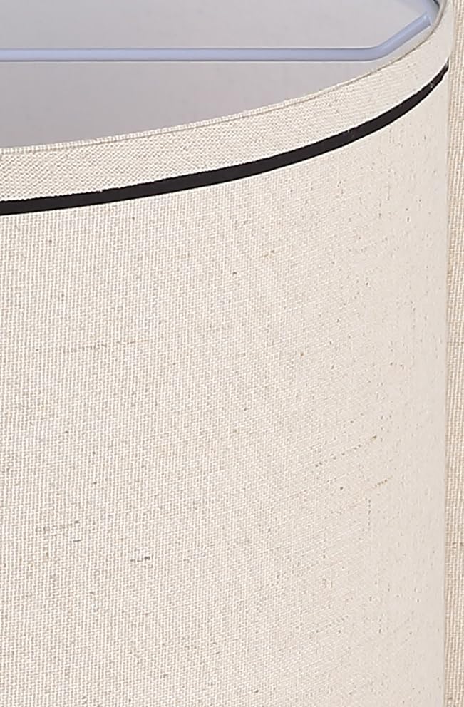 Shadevie Square Linen Lamp Shade, Beige – for Table & Floor Lamps