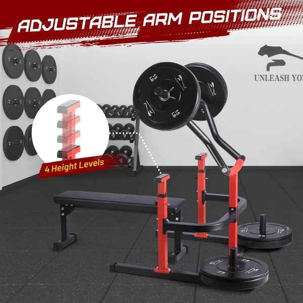 Chest Press Machine, 1050LBS Capacity, Independent Converging Arms, Weight Bench Press with Adjustable Flat Bench for Upper Body Workouts,…