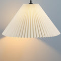 Shadevie Pleated Fabric Lamp Shade, Cream – for Arc & Floor Lamps
