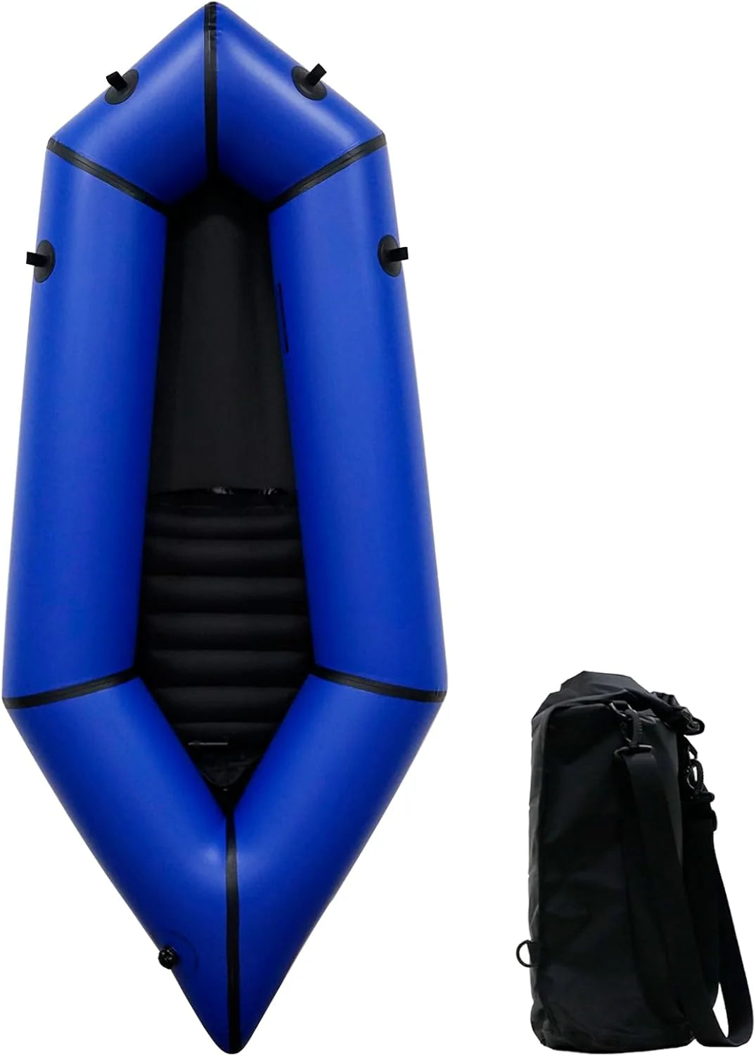 Lightweight Packrafts Tpu Inflatable Kayak for Flat Water Rafting Camping Trip Fishing Water Adventures 1 Person 2 Person Packraft 330LB 660
