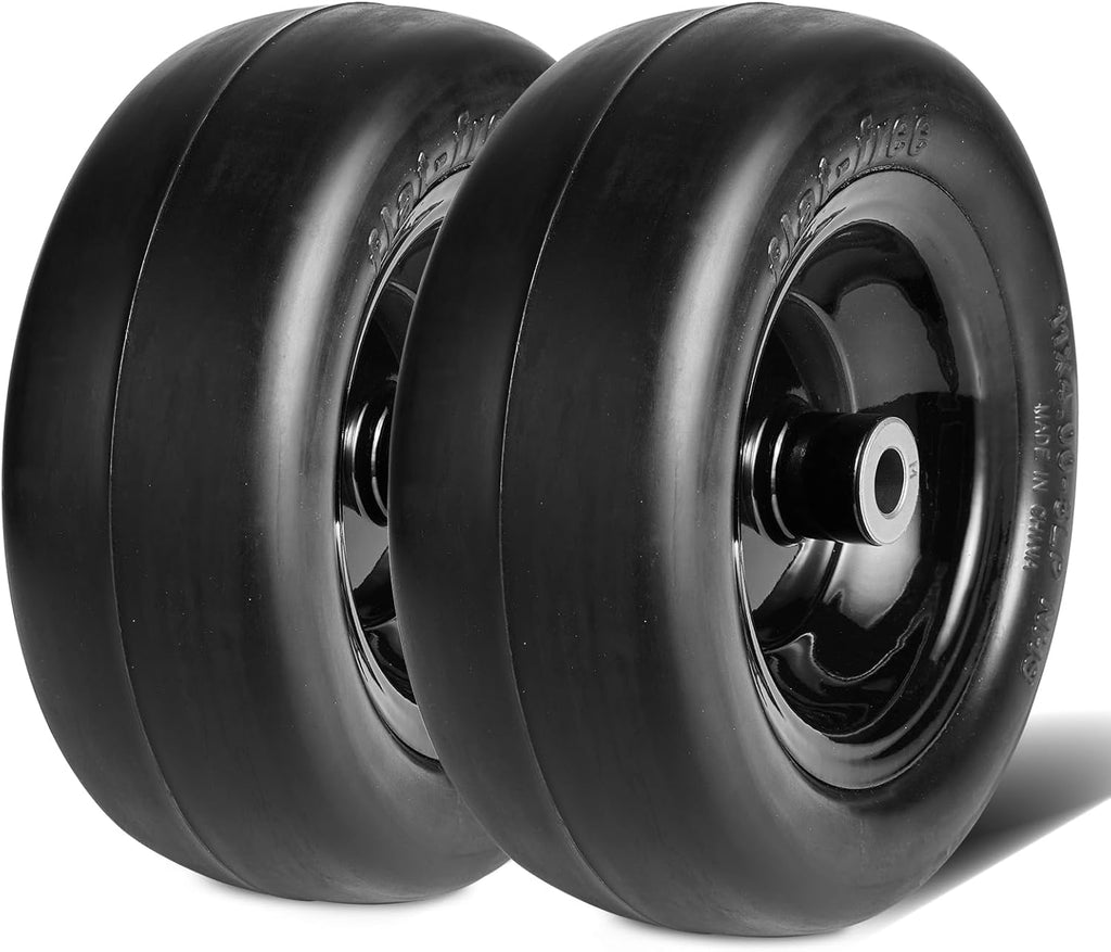 Lawn Mower Tire and Wheel Assemblies, Set of Two