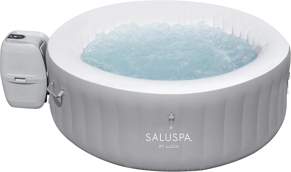 Inflatable Hot Tub Spa (71" X 26") | Portable Hot Tub with 2 Covers (1 Energy-efficient Thermal Cover and 1 Standard Cover) | Fits Up to 2-4…