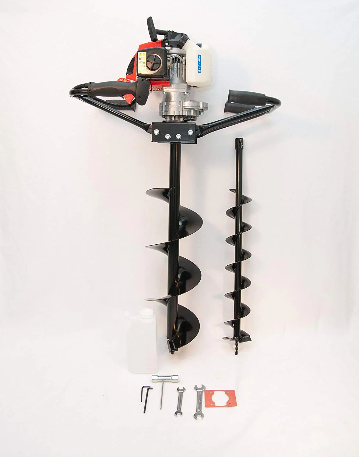 2 Man Hand Held Post Hole Digger / Earth Auger w/ 6 & 10 Bits 63 Cc 3 HP Epa