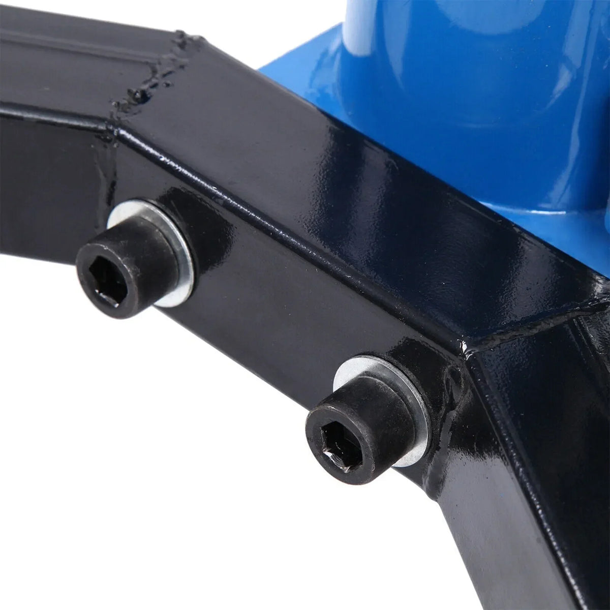 1660 Pounds Hydraulic Car Transmission Jack Vertical Lift with 360° Swivel Wheel Pedal ,BLUE,33"-70"(0.75TON