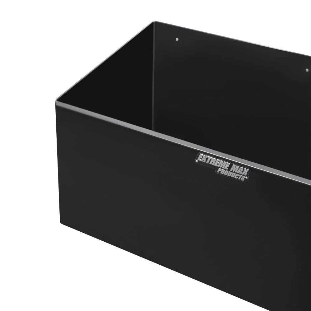 Dual Fuel Jug Holder - Aluminum Design for Two 5 gallon Jugs, Black Storage Organizer for Trailers & Garages