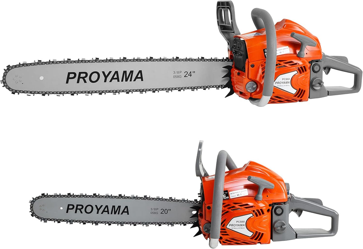 2-Stroke Gas Chainsaw for Wood Cutting