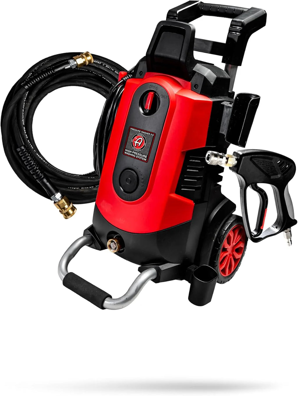Electric Pressure Washer 2.0, Powerful 1.4 GPM 2000 PSI Car Pressure Washer Sprayer, Snub Nose & Tip Attachment, Use,car Soap, Patio Boat RV…
