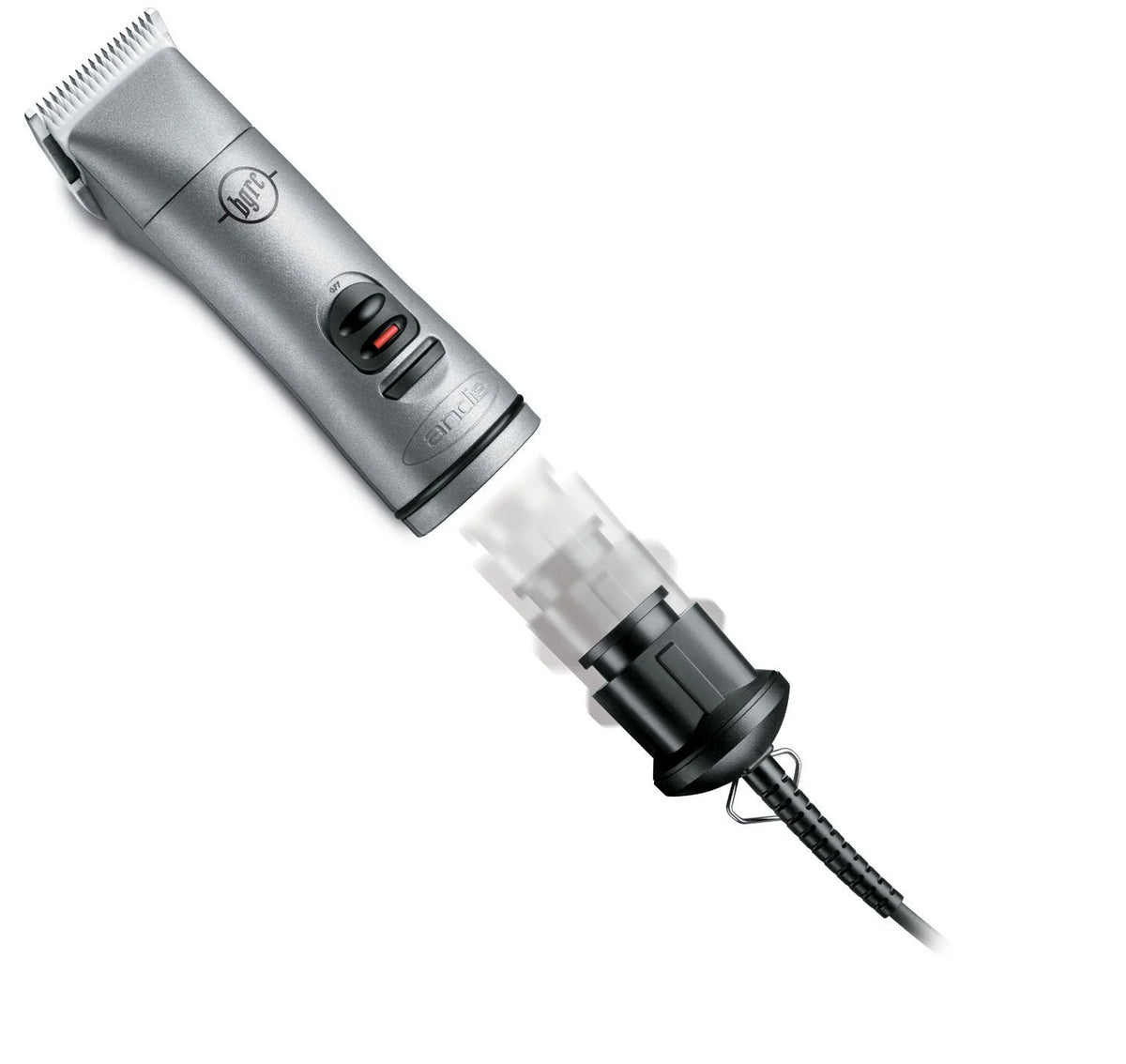 63965 Ceramic Bgrc Hair Clipper with Detachable Blade, Silver