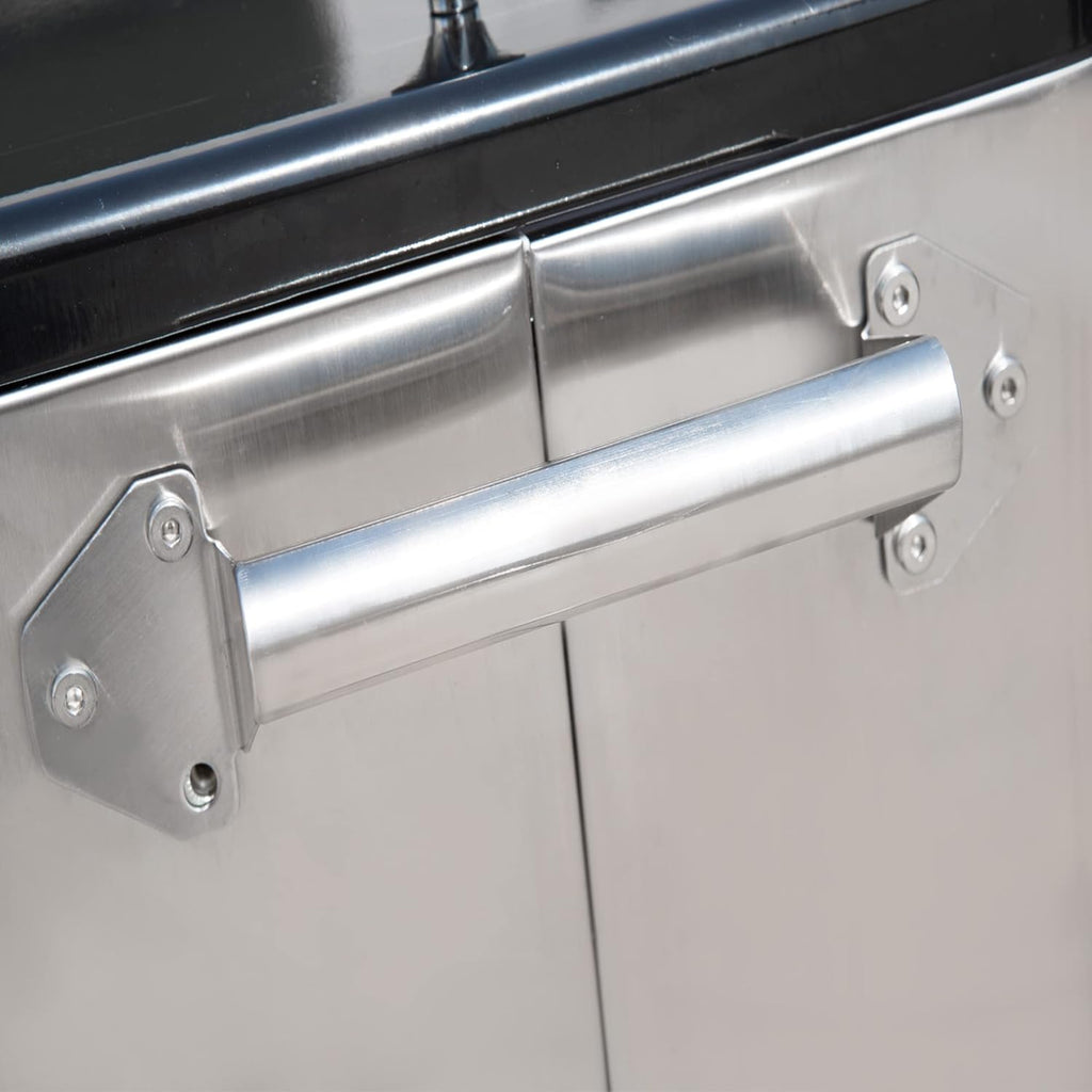 80-Quart Rolling Steel Cooler Cart