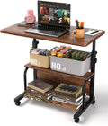 32-Inch Rolling Standing Desk with Adjustable Height