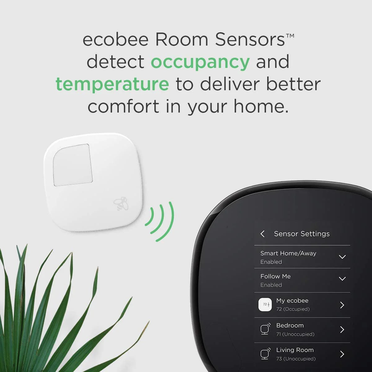 4 Smart Thermostat with Built-in Alexa, Room Sensor Included