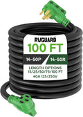 100-Foot RV and EV Extension Cord, NEMA 14-50