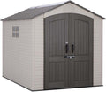 Outdoor Storage Shed with Lockable Steel-Reinforced Doors