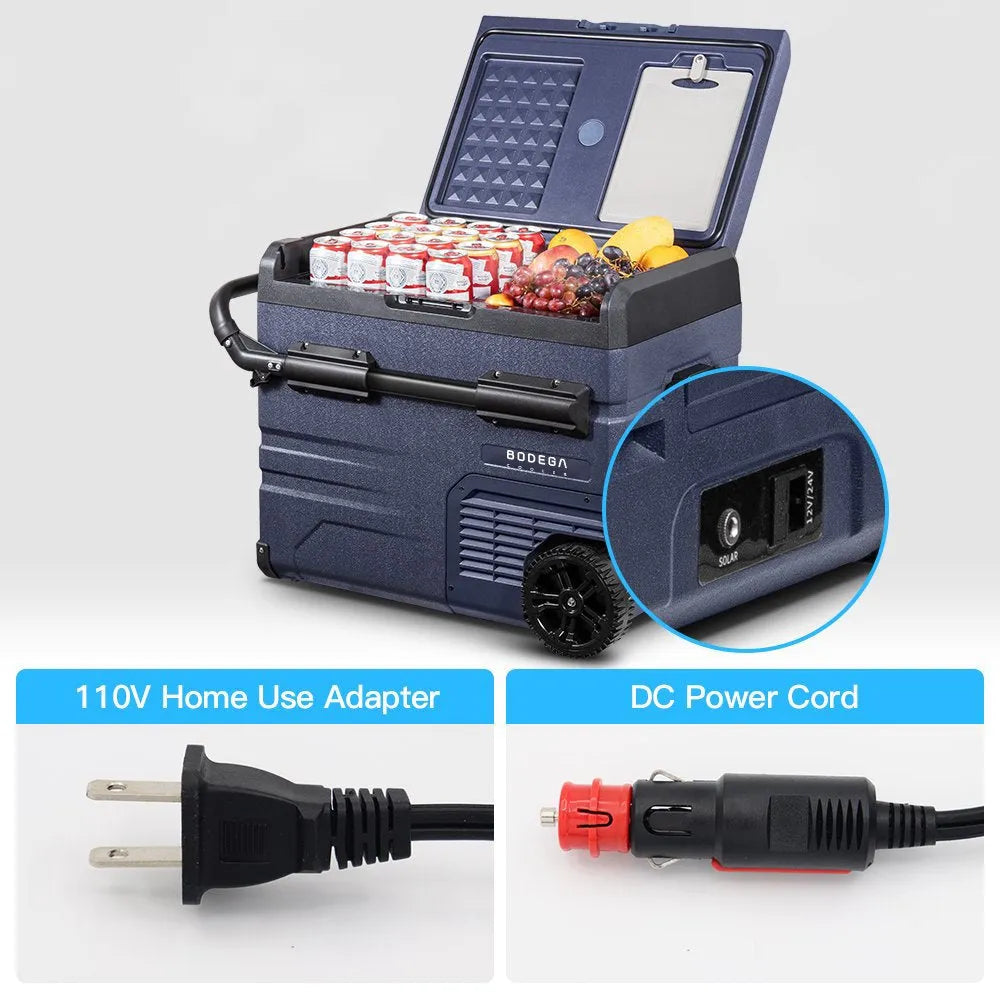 12 Volt 37 qt. Portable Car Refrigerator, Car Freezer for Outdoor, Camping, Travel, Rv,app Control