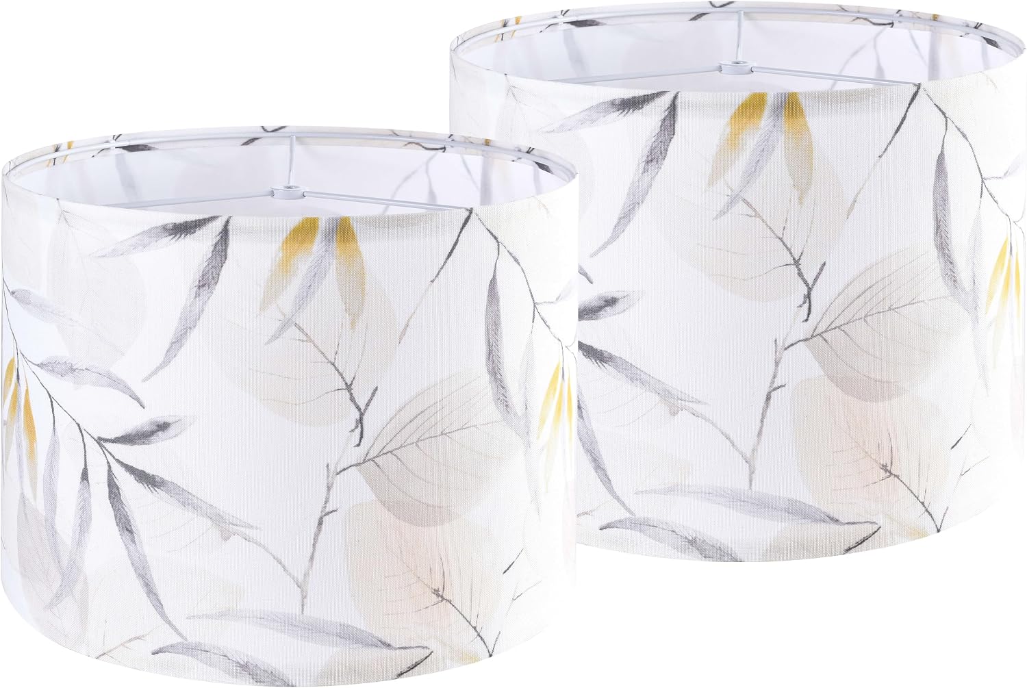 Shadevie Pink Floral Bird Print Drum Lamp Shade – for Table Lamps